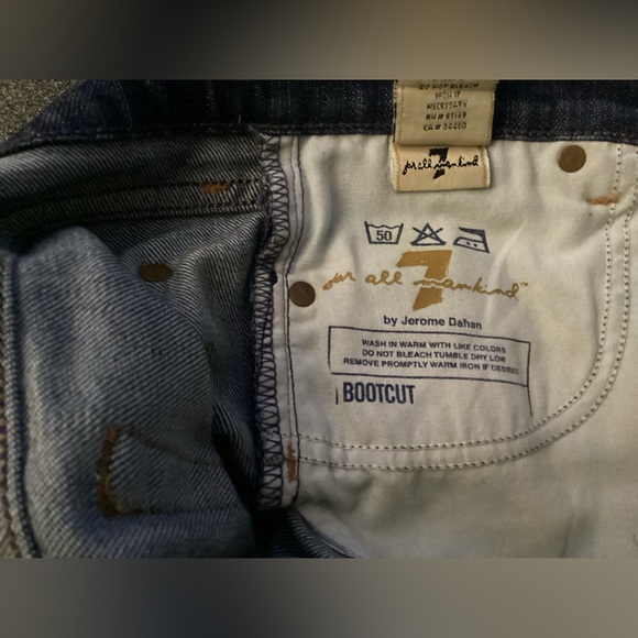 Women’s 7 For All Mankind by Jerome Dahan Style Bootcut Jeans Size 27 - Picture 6 of 9
